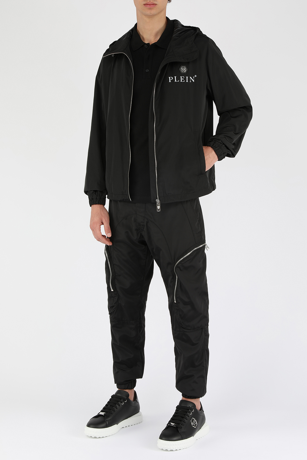 מכנסי צ'ינו אורבניים עם כיסים מרוכסנים